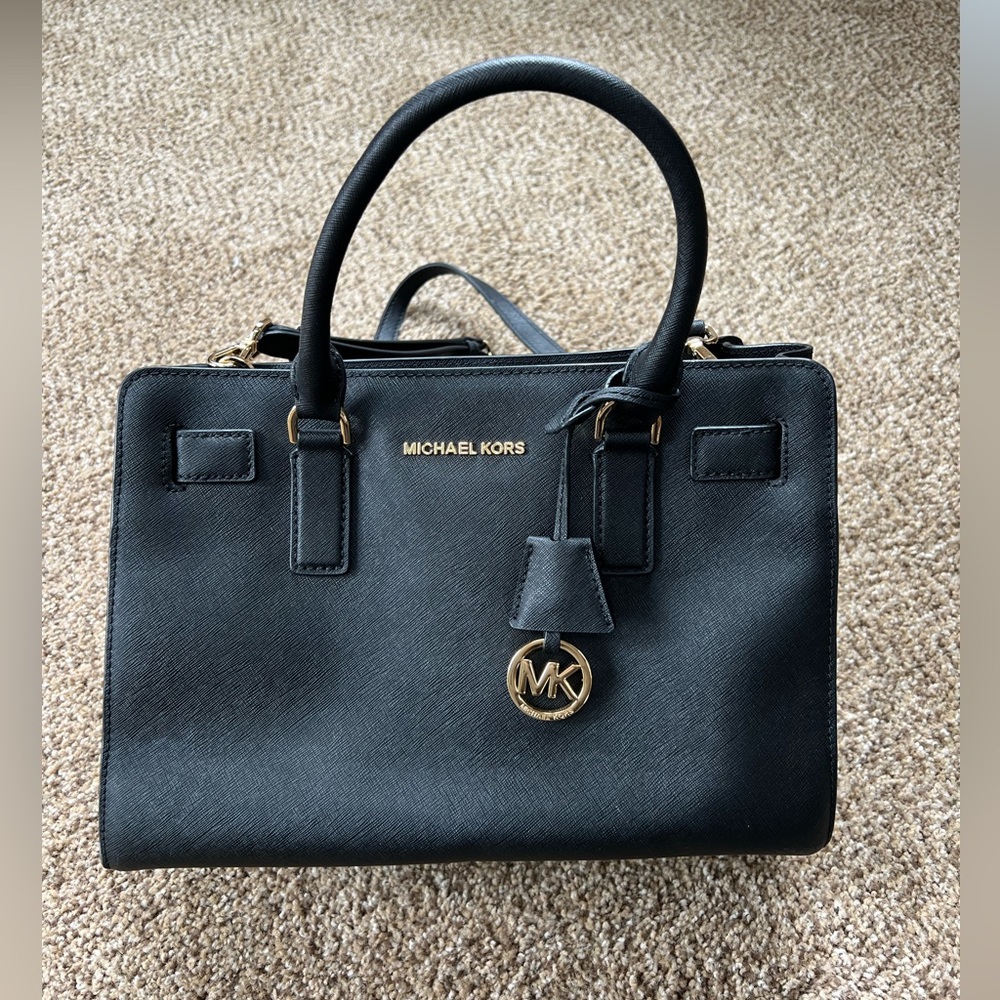 Authentic Michael Kors Dillon Leather Satchel - image 1